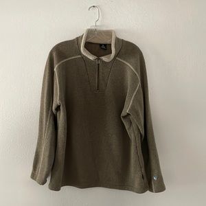 Brown Kuhl Alfpaca fleece 1/4 zip